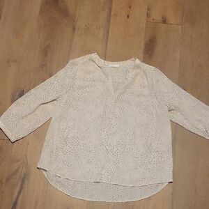 Dalia Light Pink And Gray Blouse